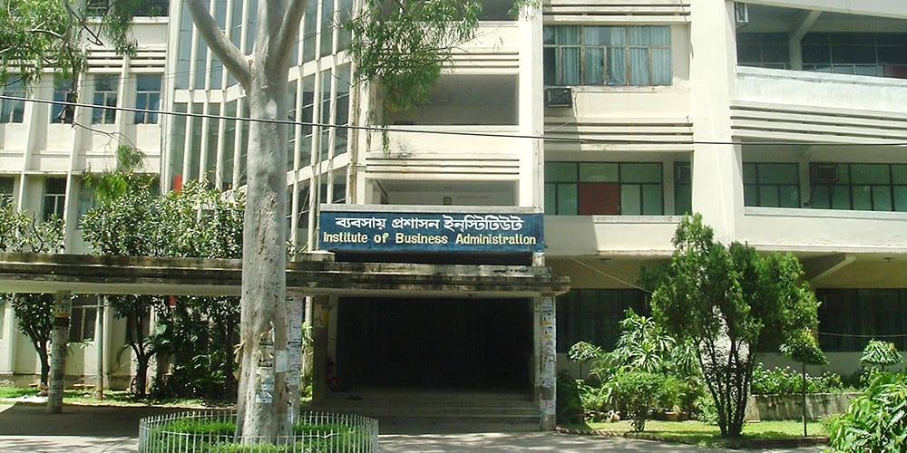 UNIVERSITY OF DHAKA – INSTITUTE OF BUSINESS ADMINISTRATION